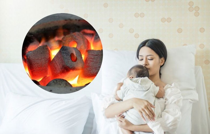  Nằm than có thể gây độc cho cả mẹ và bé